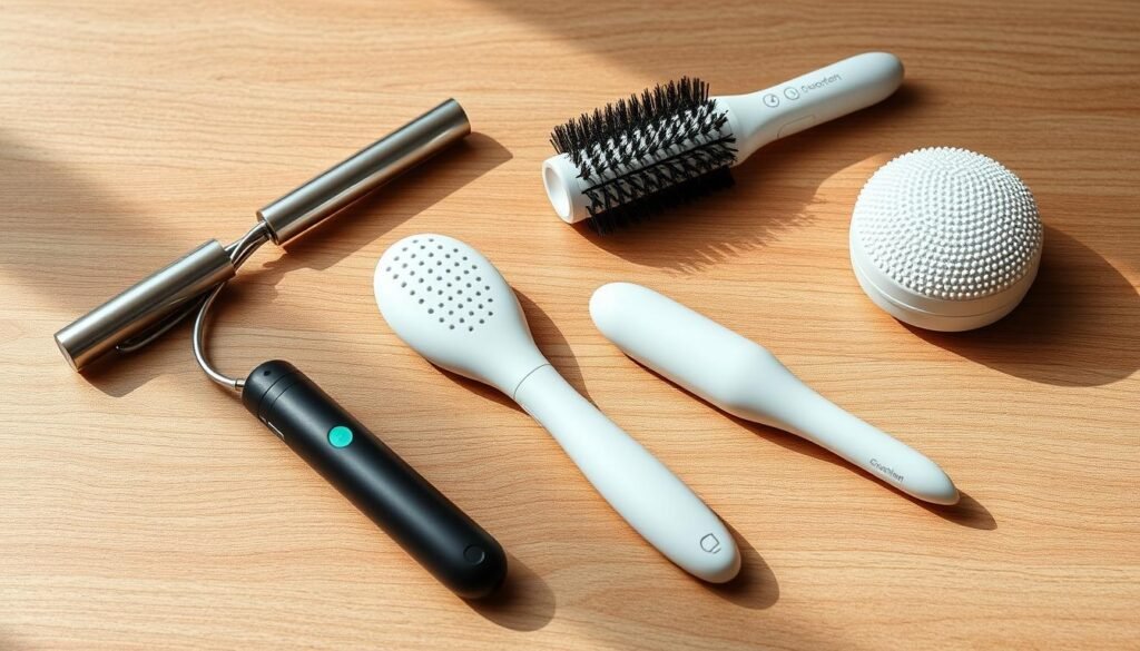 scalp massagers promoting hair growth