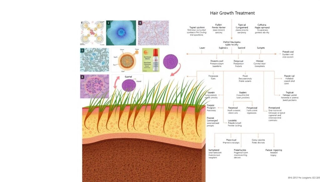 science of hair growth treatments