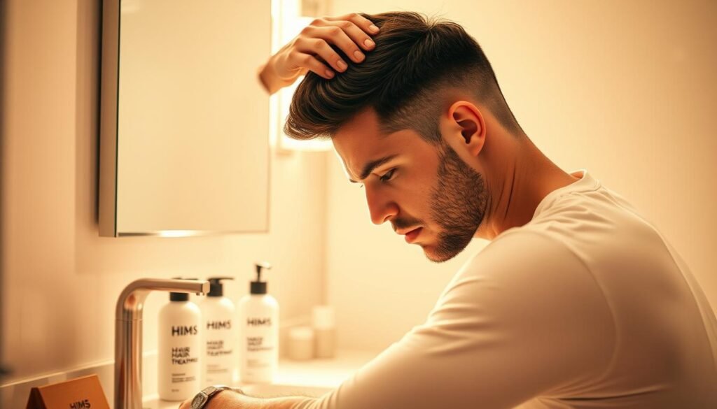 starting hims hair treatment