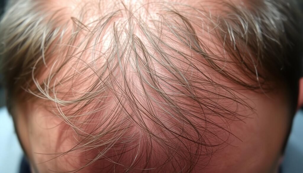 steroid hairline