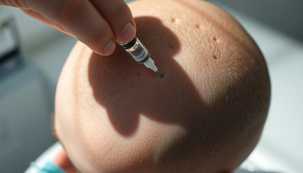 steroid injection for hair loss