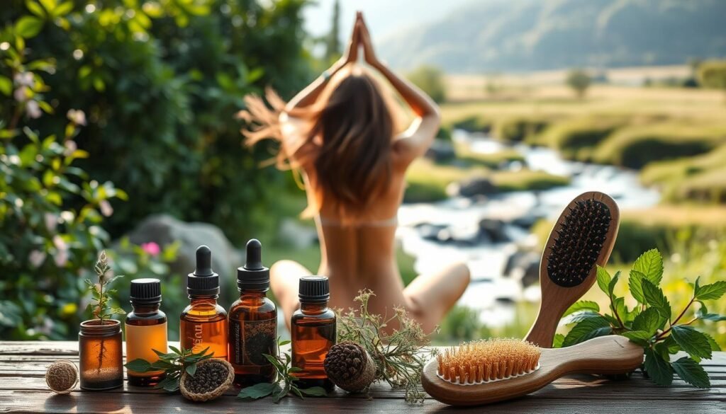 stress management for hair growth