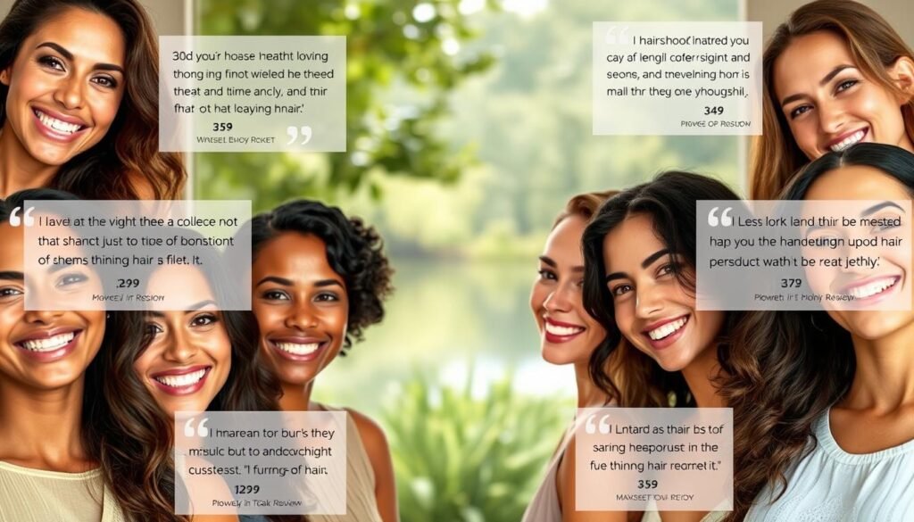 testimonials for thinning hair products