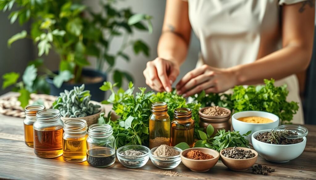 using herbs for hair health