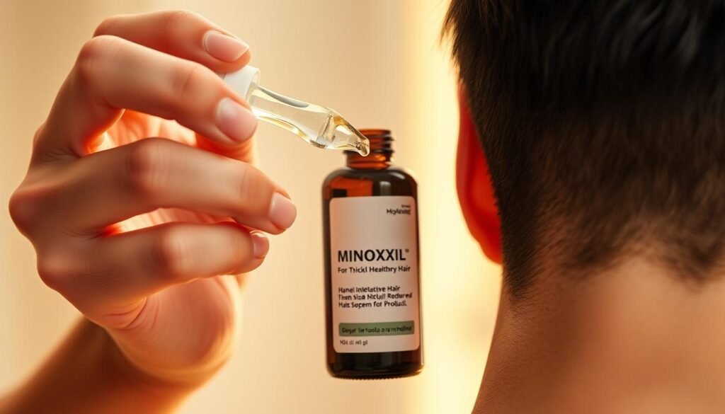using minoxidil for thicker hair